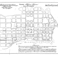 Plan of the town of Ostashkov, Tver Province