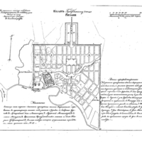 Plan of the provincial capital Riazan