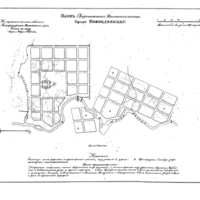 Plan of the town of Nizhnedevitsk, Voronezh Province