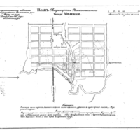 Plan of the town of Melenki, Vladimir Province