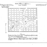 Plan of the town of Zubtsov, Tver Province