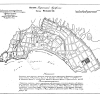Plan of the town of Feodosiia, Tavrida Province