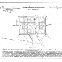 Plan of the town of Nikitsk, Moscow Province