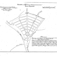 Plan of the town of Odoev, Tula Province