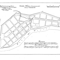 Plan of the town of Sol'tsy, Pskov Province