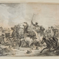 Battle between Russian and Tatar Cavalry