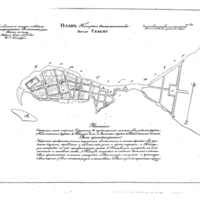 Plan of the town of Sebezh, Polotsk Province