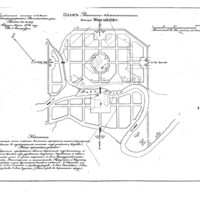 Plan of the town of Mikhailov, Riazan Province