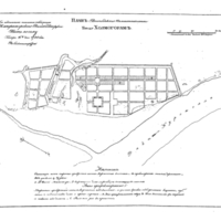 Plan of the town of Kholmogory, Vologda Province