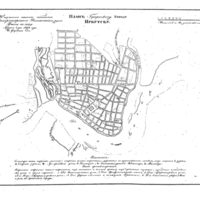 Plan of the provincial capital Irkutsk