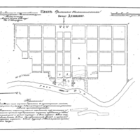 Plan of the town of Deshkino, Orlov Province
