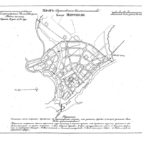 Plan of the town of Miropol'e, Kharkov Province