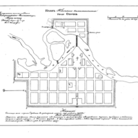 Plan of the town of Opochka, Pskov Province