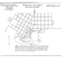 Plan of the town of Korop, Chernigov Province