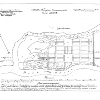 Plan of the town of Drissa, Polotsk Province