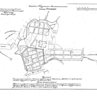 Plan of the town of Troitsk, Penza Province