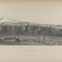 Village of Alushta (Vue du village tatar d'Alouchta)