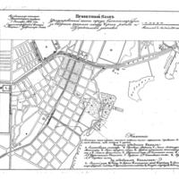 Plan of the capital city Saint Petersburg, along the Obvodnii Canal