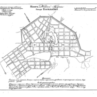 Plan of the town of Vasil'kov, Kiev Province