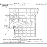 Plan of the town of El'nia, Smolensk Province