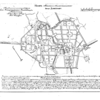 Plan of the town of Dmitrov, Moscow Province