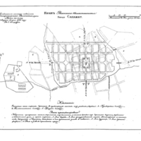 Plan of the town of Sapazhok, Riazan Province