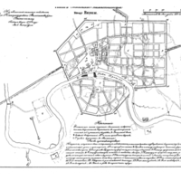 Plan of the town of Vereia, Moscow Province