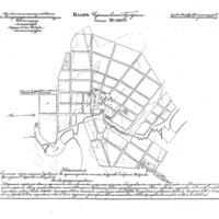 Plan of the town of Mglin, Chernigov Province