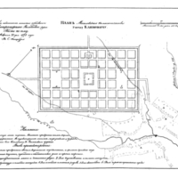 Plan of the town of Klimovich, Mogilev Province