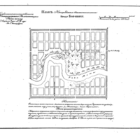 Plan of the town of Borovich, Novgorod Province