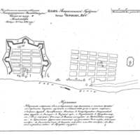 Plan of the town of Chernii Yar, Astrakhan Province