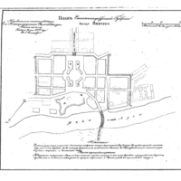 Plan of the town of Yamburg (1st ed), Saint Petersburg Province