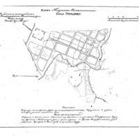 Plan of the town of Gorodishche (1st ed), Penza Province