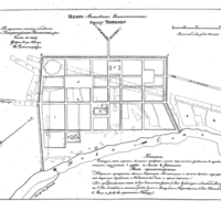 Plan of the town of Cherekov, Mogilev Province