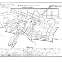Plan of the town of Vitebsk, Polotsk Province