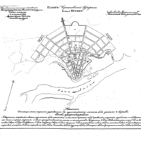 Plan of the town of Oster, Chernigov Province