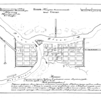 Plan of the town of Surazh, Polotsk Province
