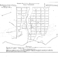 Plan of the town of Saransk (1st ed), Penza Province