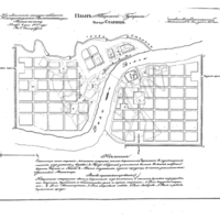 Plan of the town of Staritsa, Tver Province