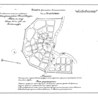 Plan of the town of Poshekhon'e, Yaroslav Province