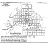Plan of the town of Starodub, Chernigov Province