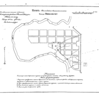 Plan of the town of Nikol'sk, Vologda Province