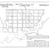Plan of the town of Nizhnii Lomov, Penza Province