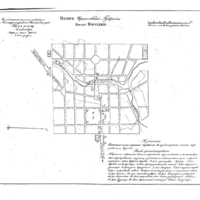 Plan of the town of Gorodnia, Chernigov Province