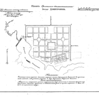 Plan of the town of Dmitrovka, Orlov Province