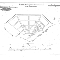 Plan of the town of Kniaginino, Nizhegorod Province
