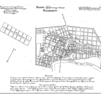 Plan of the provincial capital Vladimir