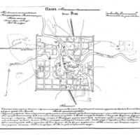 Plan of the town of Ruza, Moscow Province