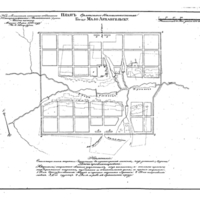 Plan of the town of Malo Arkhangel'sk, Orlov Province