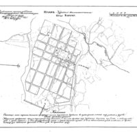 Plan of the town of Korocha, Kursk Province